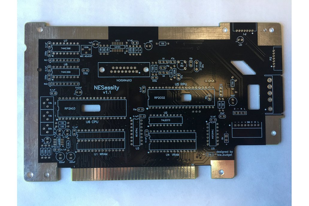 NESessity v1.1 Replacement PCB for NES Console from Low Budget on Tindie