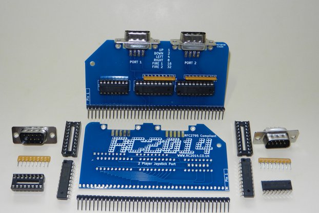 Twin Port Joystick Module For RC2014 Z80 Computer