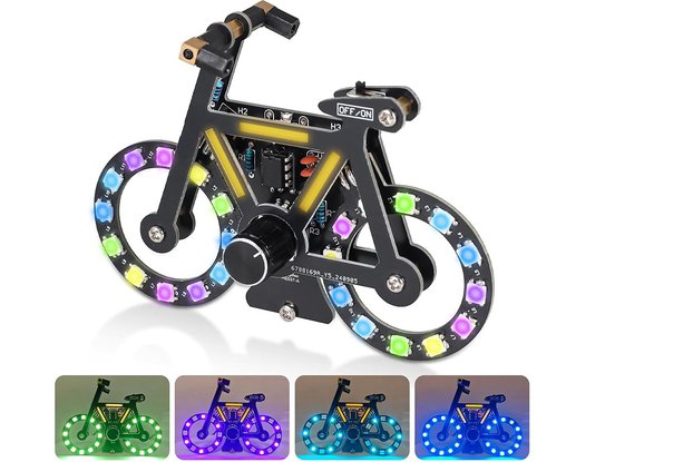 DIY LED Bike Kit With Adjustable Light Brightness