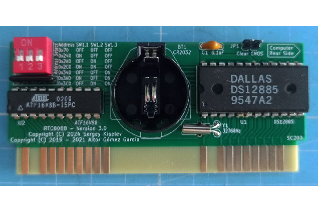 RTC ISA 8 bits (Very Low Profile) 1