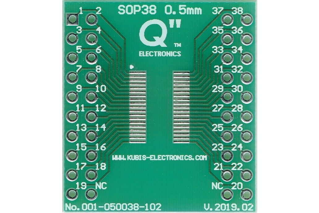 TSSOP38 0.50mm(0.02") to 2 x IDC2x10. 1