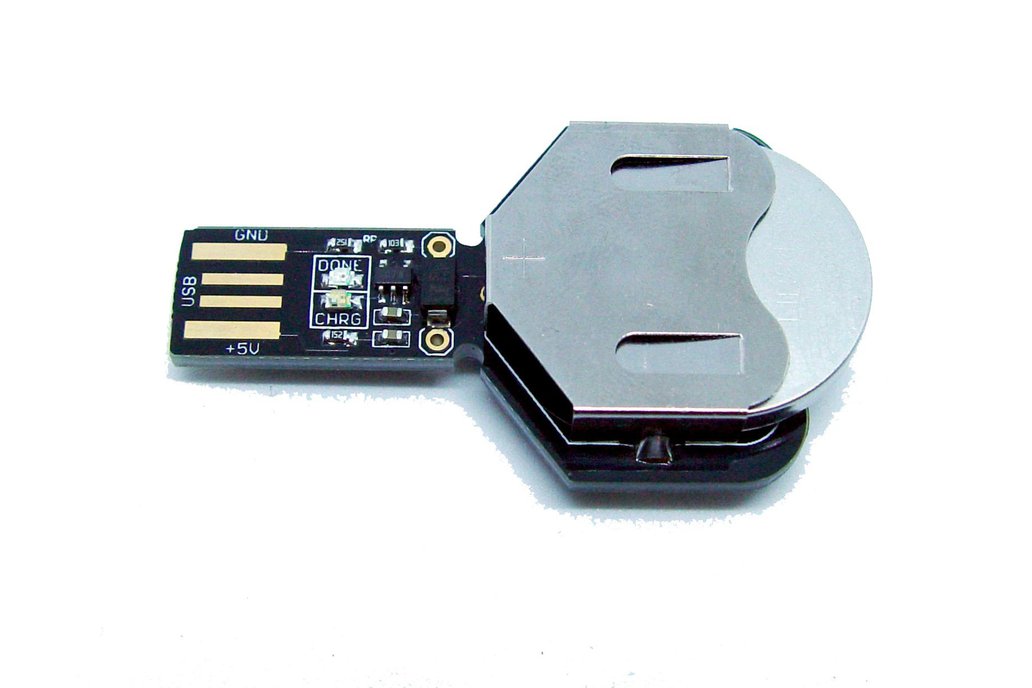 USB coin cell battery charger LIR2450 and LIR2032 1