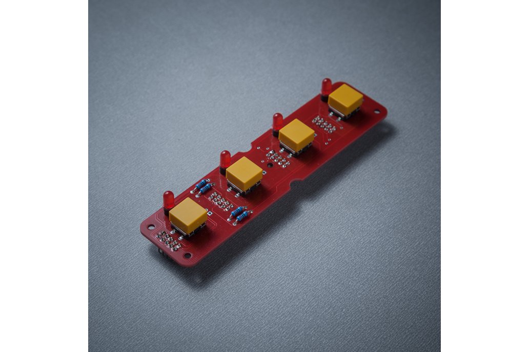 BL41 - 4 (4x1) tactile buttons + LED module 1