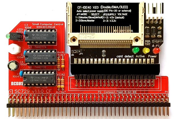 SC729 RCBus-80pin Compact Flash Module Kit