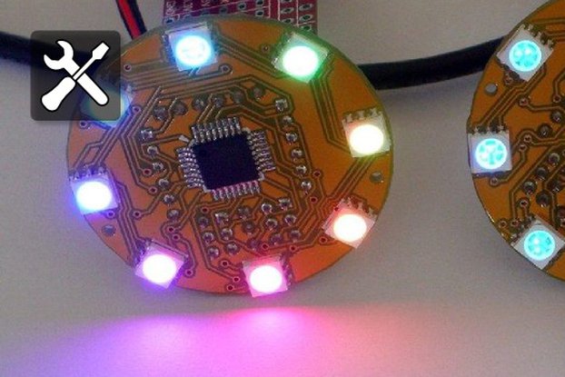RGB LED RING - DIY KIT (one off)