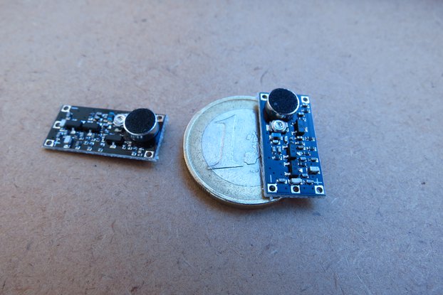 Ultra Small FM MIC transmitter BUG 84Mhz to 116Mhz