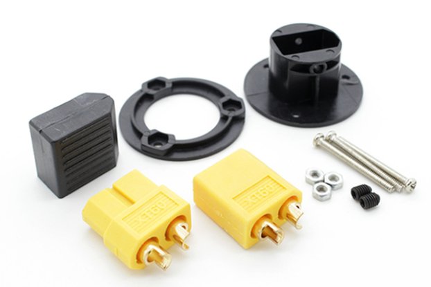 XT-60 chassis mount connector kit