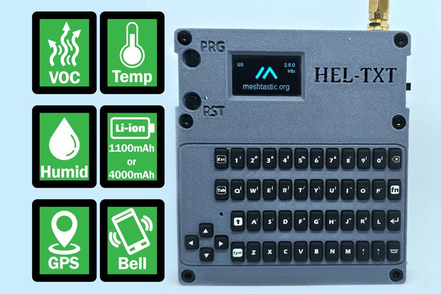 HelTXT - Standalone Meshtastic Communicator