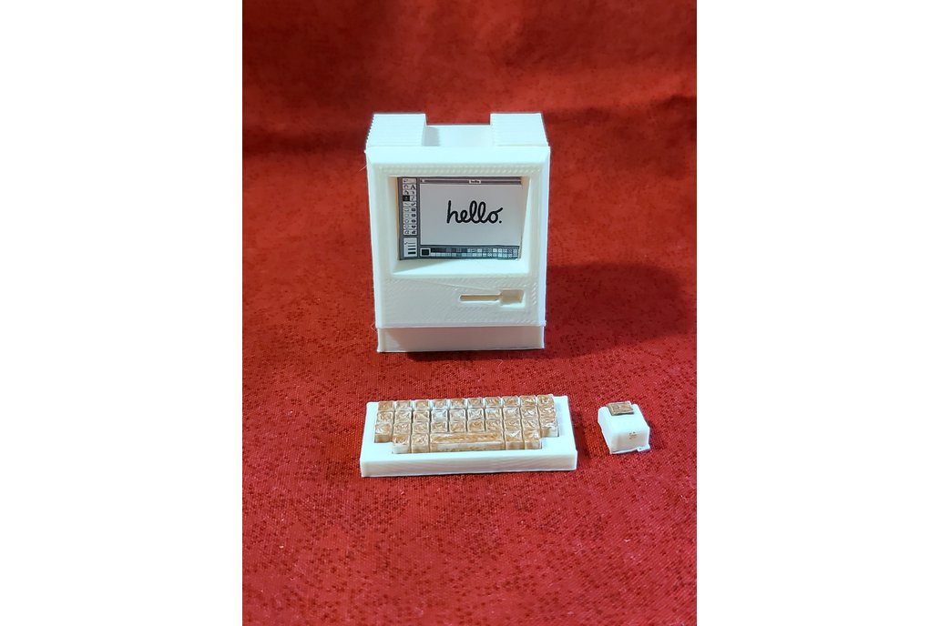 Retro Macintosh 128k Mini Computer -3D printed 1