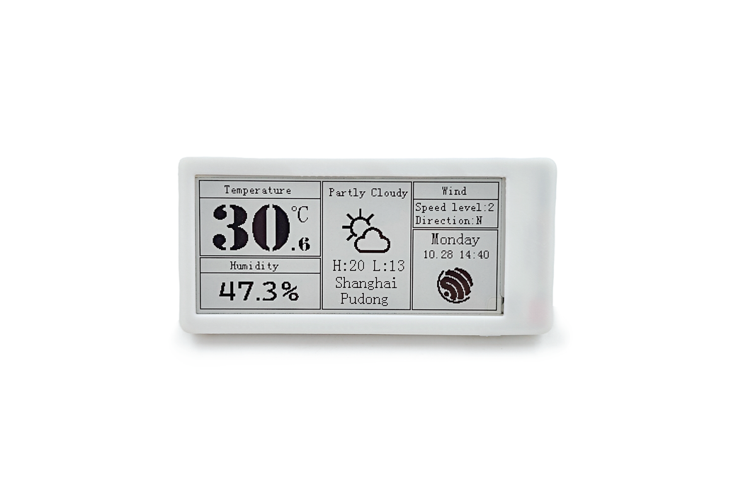 ESP32-C6 Temperature, Humidity, Pressure 2.9 E-ink 1
