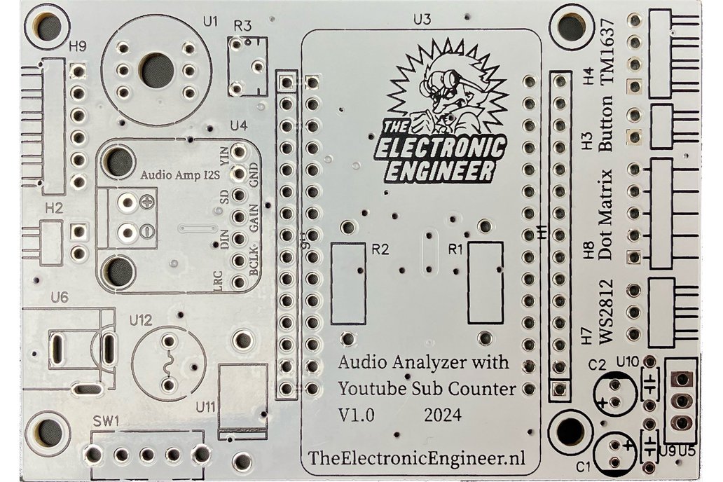 Smart Youtube Sub counter with Spectrum Analyzer 1