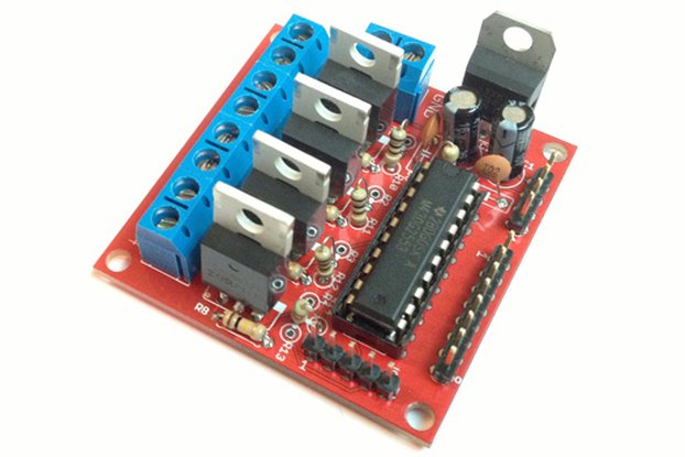4 channel MOSFET board with MSP430 controller PCB