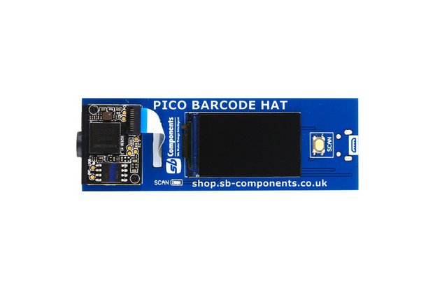 DE2120 Barcode Scanner HAT for Raspberry Pi Pico