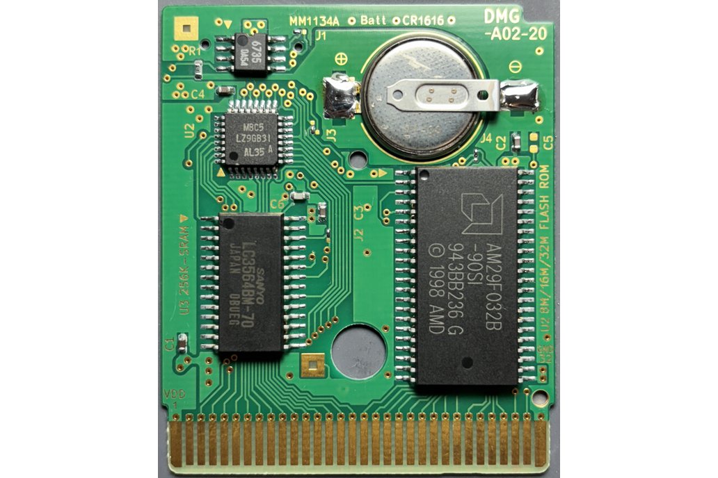 Gameboy MBC5 Flash Cart - 2MB/4MB Flash ROM 1