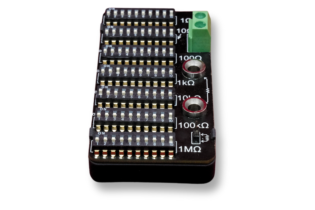 7 Decade Resistance Board 1% (0-10 MΩ) with Cover 1