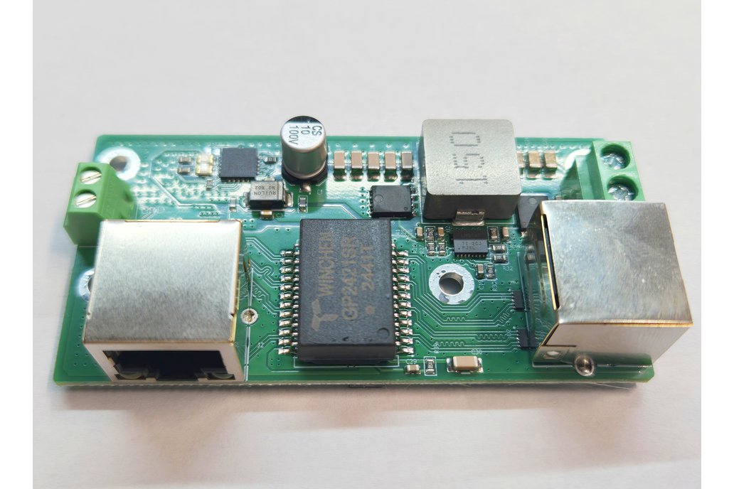 Industrial 60W 1Gbps PoE splitter (12V + 5V out) 1