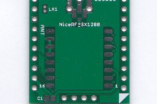 Breadboard Friendly Board for NicRF SX1280 Module