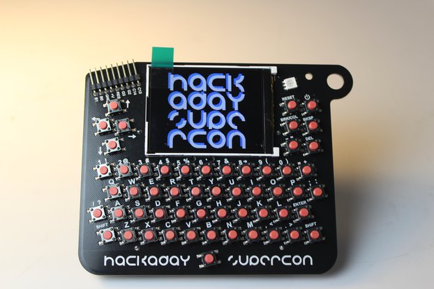 2018 Hackaday Superconference Badge + BONUSES