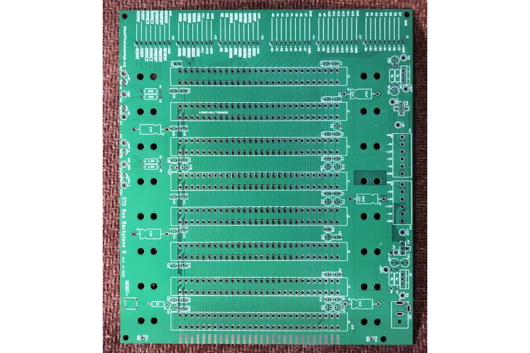 STD BUS Backplane 8+   Bare Board **TIN** 1