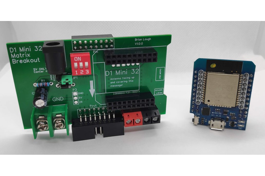 ESP32 Matrix Shield (Mini 32) 1