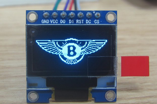 OLED 0.96inch 12864 display module blue