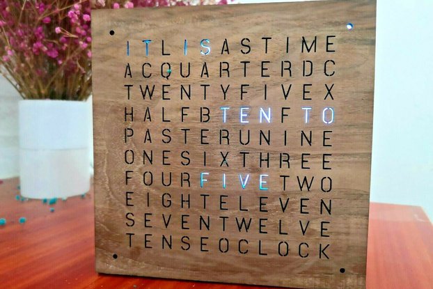 DIY Electronic Kit Parts - Arduino Nano Word Clock