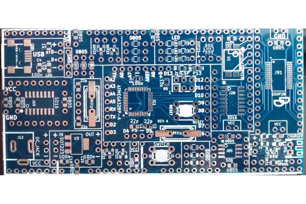 SMD Prototype PCB ATMEGA328 Atmel TQFP32 Arduino 1