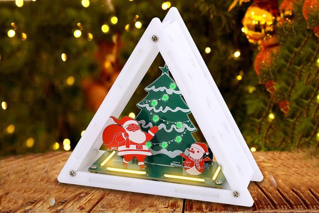 Musical LED Christmas Tree Soldering Project Kit