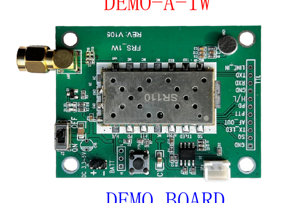 DEMO_A_1W  walkie talkie demo board(for U or V)