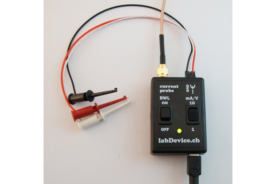 Accurate High Bandwidth Currente Probe (100mA) from LDLabdevice on Tindie