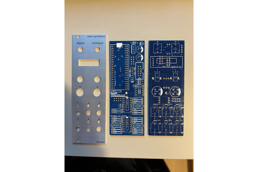 Allen Synthesis EuroPi PCBs and Panel 1