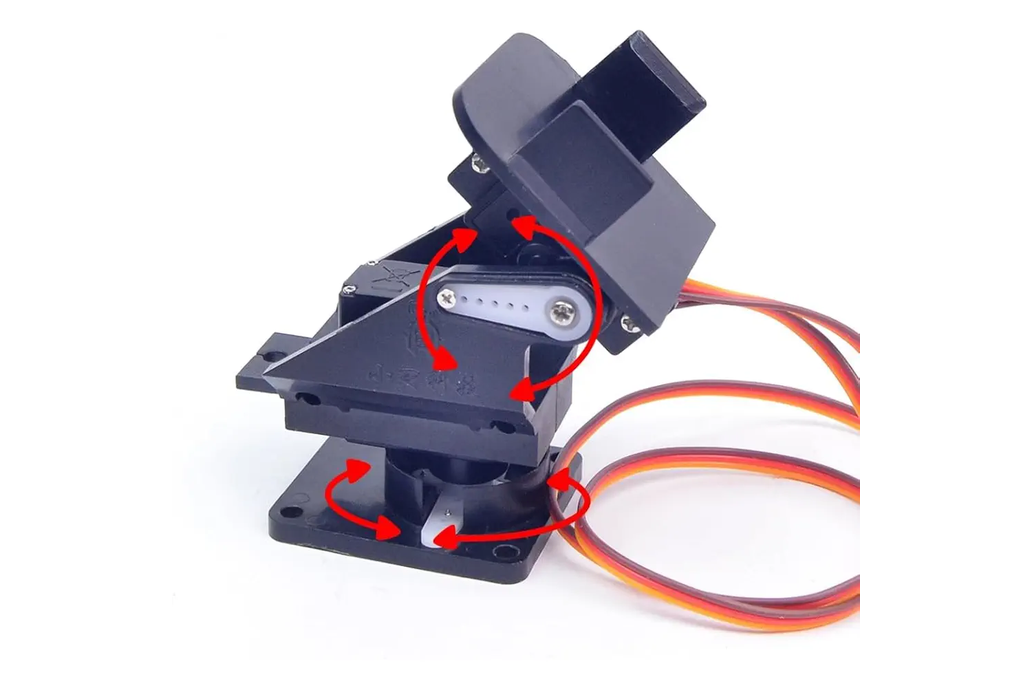 Mini Pan-Tilt Kit Camera Platform - Assembled 1