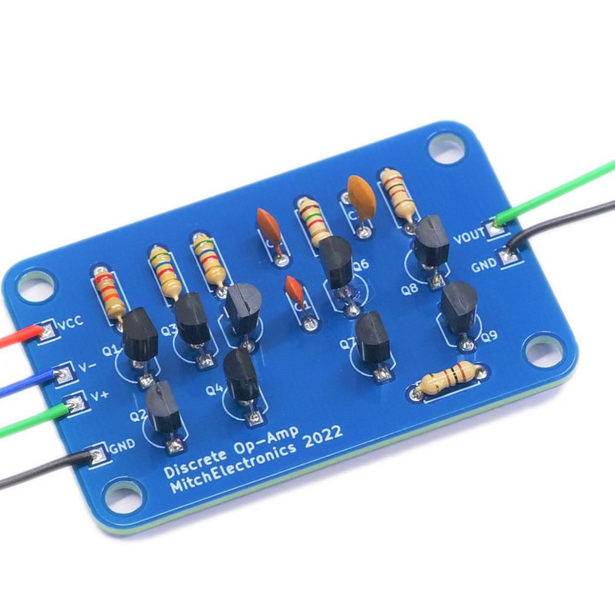 Octpeak Discrete Component Gate Circuit Kit Analog Circuit Wear Resistant  ABS DIY Electronics Kit For Experimental Training,Electrical Components