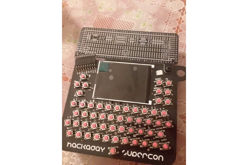 2018 Hackaday Superconference Badge 1