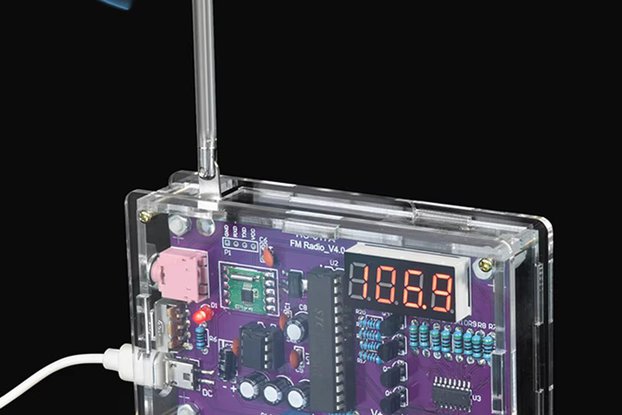 DIY FM Radio Electronic Kit Adjustable Frequency