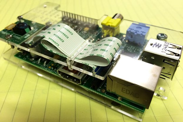 Raspberry PI case for hackers (supports camera module)