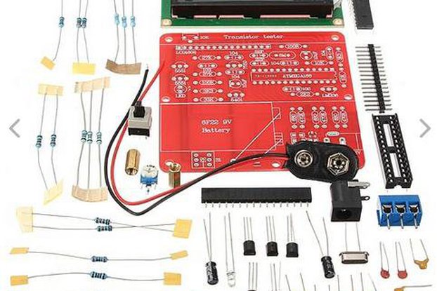 DIY Meter Tester Kit For Capacitance ESR Inductance Resistor NPN PNP Mosfet M168