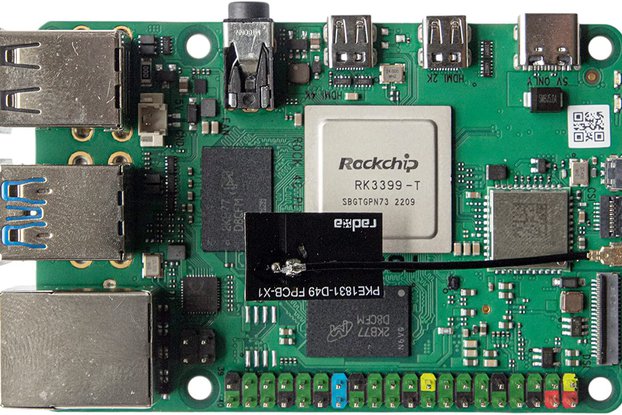ROCK 4 Model C+ 4GB RK3399-T Single Board Computer