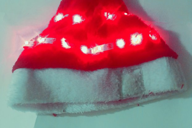 Christmas Santa Claus Hat with LED lights