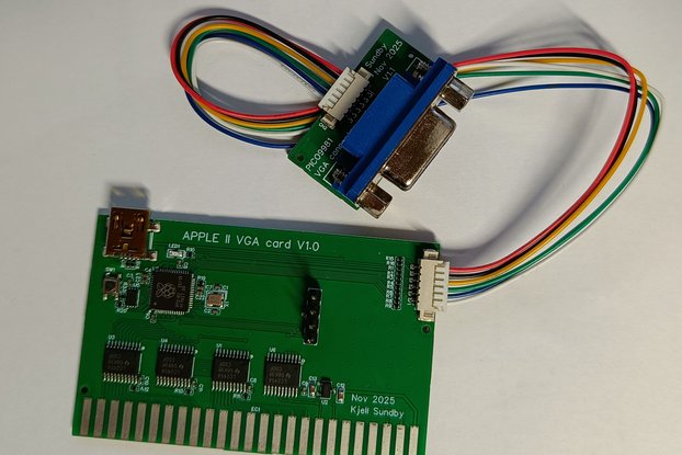 APPLE II VGA card