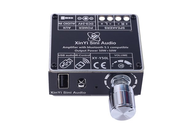 50W+50W HIFI Bluetooth Stereo Audio Amplifier