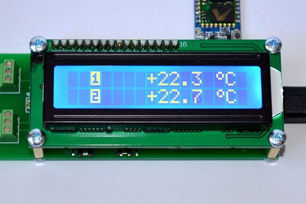 2CH Temperature Data Logger Bluetooth