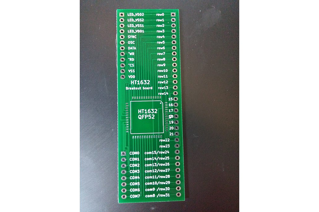 ht1632 breakout board (PCB only) 1