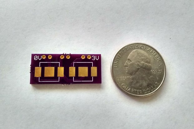 Dual 6.8mm coin cell breakout board (bare PCB)