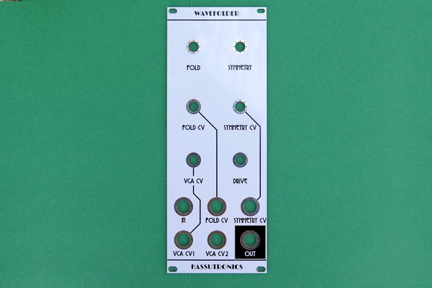 Wavefolder synth module panel