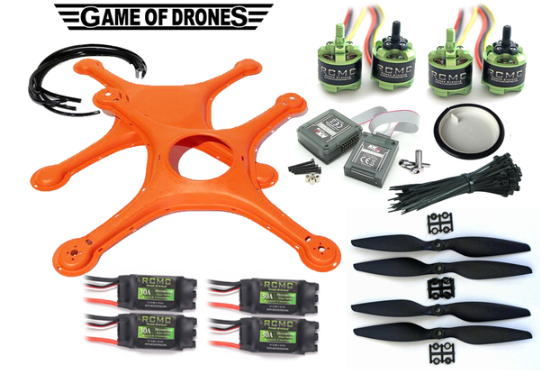 ASL Certified  DIY Drone Kit (Orange)