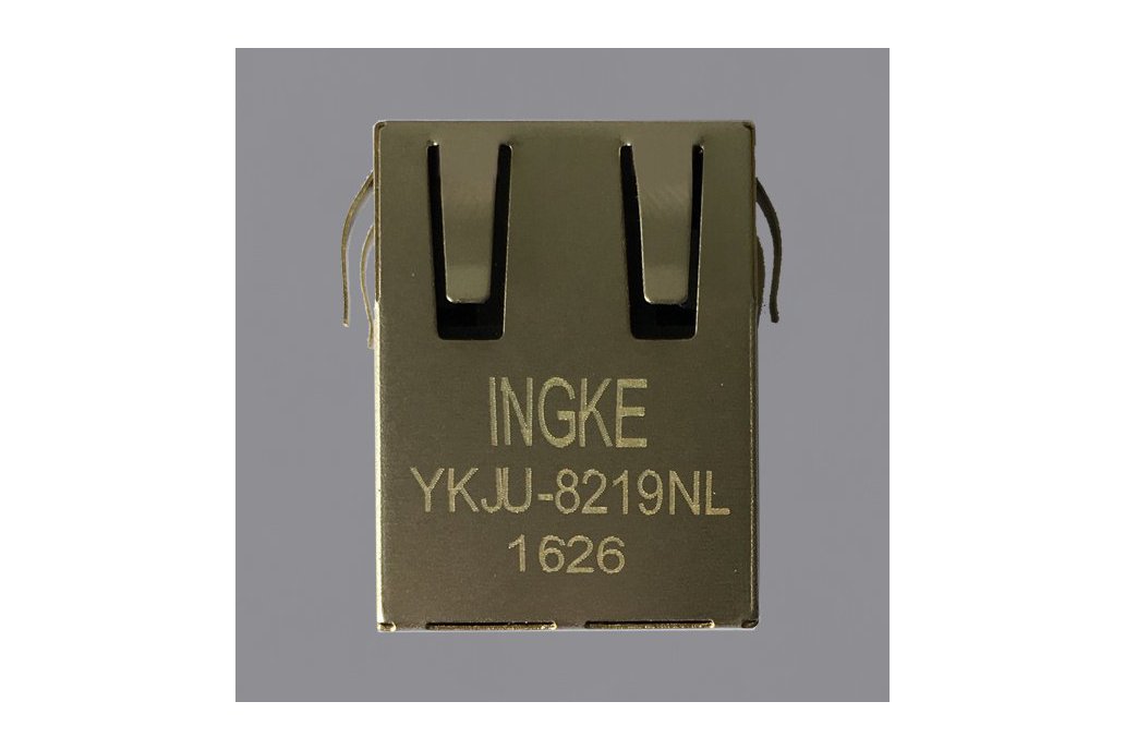 6605759-1 YKJU-8219NL Magnetic Modular RJ45 Jacks 1