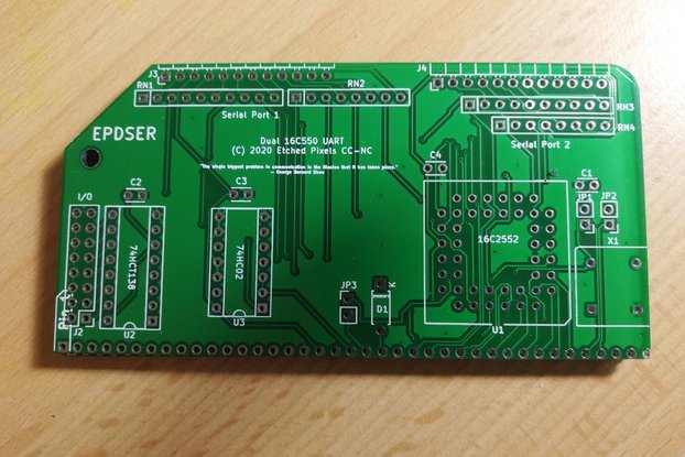 16C2552 dual UART for RC2014™ PCB only