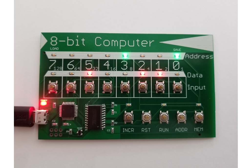 James Dyson etiket jas 8-bit Microprocessor Trainer from Subsystems on Tindie
