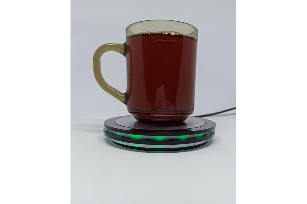 Round Acrylic Smart Custom Coaster 1